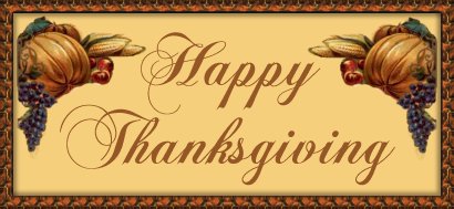 Happy Thanksgiving